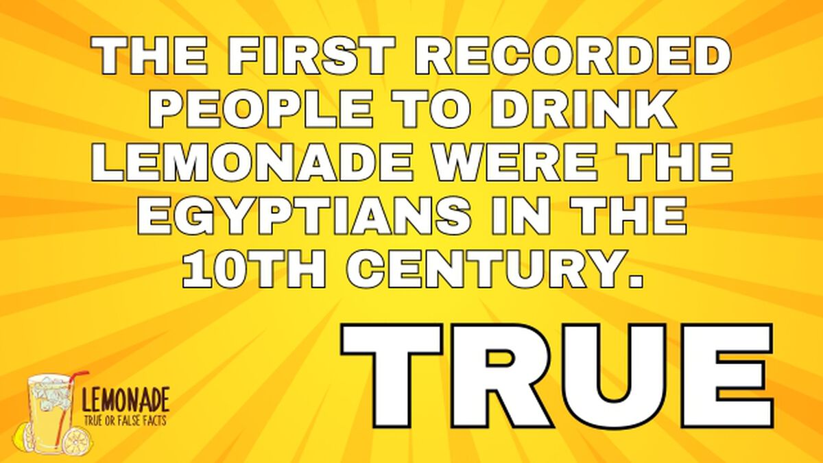 Lemonade True or False Facts image number null